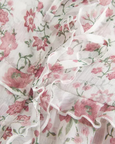 Hollister Chiffon Ruffle Cami In Multi