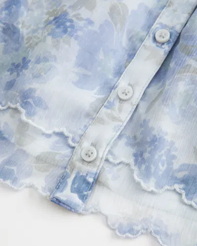 Hollister Easy Chiffon Babydoll Top