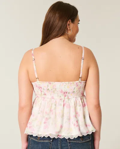 Hollister Easy Chiffon Babydoll Top