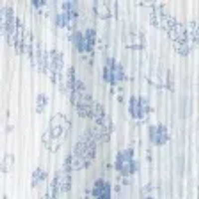 Hollister Strapless Handkerchief Hem Top In Blue