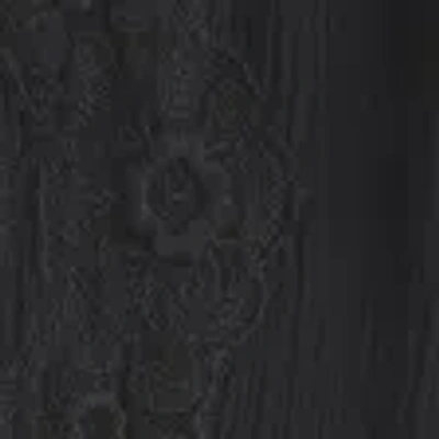 Hollister Longline Lace Detail Duster Tank In Black