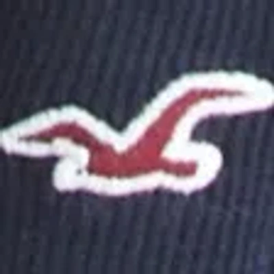 Hollister Easy Tie-back Henley Babydoll Top In Blue