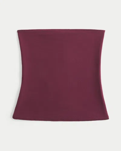 Hollister Taylor Reversible Tube Top In Burgundy