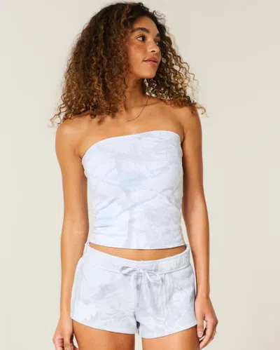 Hollister Taylor Reversible Tube Top In Blue