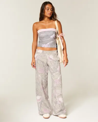 Hollister Taylor Reversible Tube Top In Gray