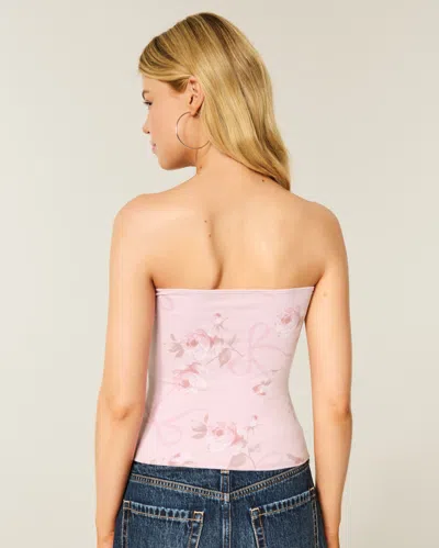 Hollister Taylor Reversible Tube Top In Pink