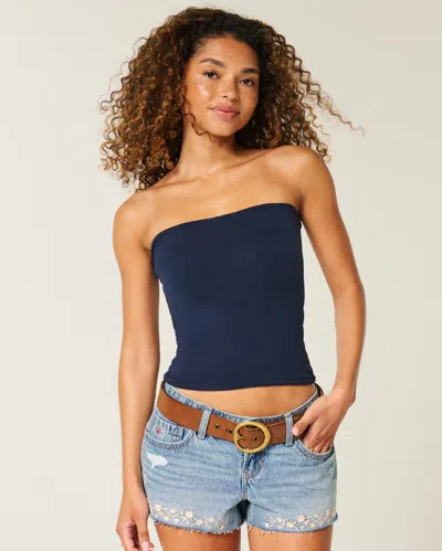 Hollister Taylor Tube Top In Blue