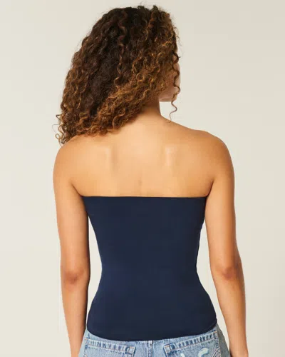 Hollister Taylor Tube Top In Blue