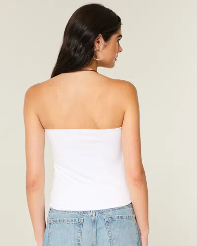 Hollister Taylor Seamless Fabric Tube Top In White