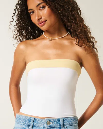 Hollister Taylor Reversible Tube Top In Neutral