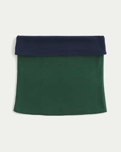 Hollister Taylor Reversible Tube Top In Green