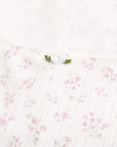 Hollister Pointelle Square-neck Top