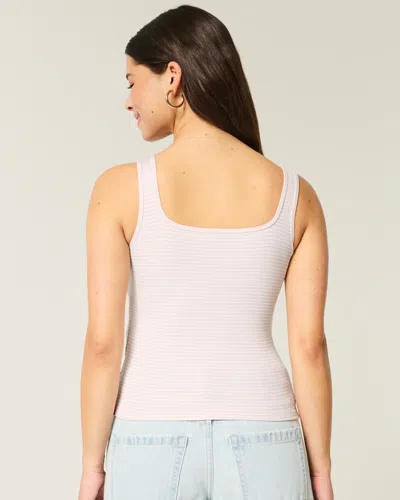 Hollister Ribbed Seamless Fabric Square-neck Tank