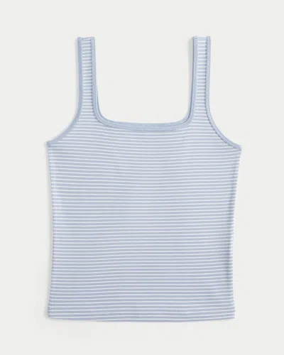 Hollister Ribbed Seamless Fabric Square-neck Tank