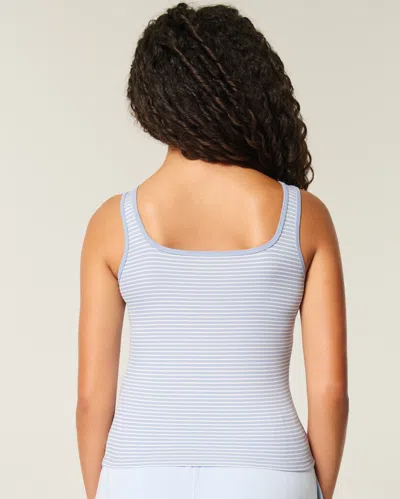 Hollister Ribbed Seamless Fabric Square-neck Tank