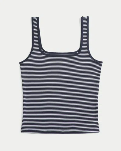 Hollister Ribbed Seamless Fabric Square-neck Tank