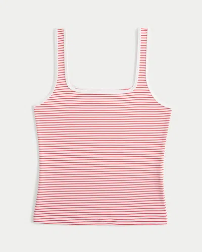Hollister Ribbed Seamless Fabric Square-neck Tank