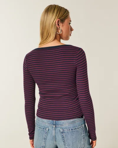 Hollister Long-sleeve Scoop Top