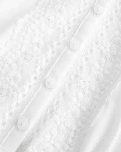 Hollister Lace Detail Peplum Top