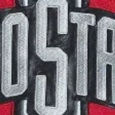 Hollister Faux Leather The Ohio State University Buckeyes Graphic Jacket In Blue