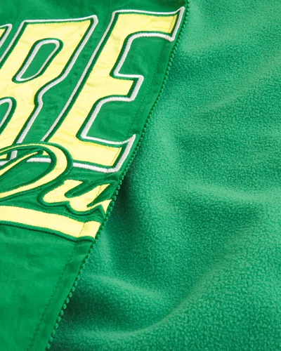Hollister University Of Oregon Ducks Graphic Windbreaker Jacket In Green