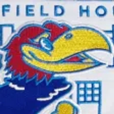 Hollister University Of Kansas Jayhawks Graphic Hooded Windbreaker Jacket In Blue