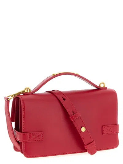Balmain B Buzz 24 Crossbody Bag Top Handle In Red