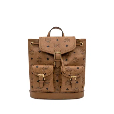 Mcm Backpacks & Travels Brown In Brown