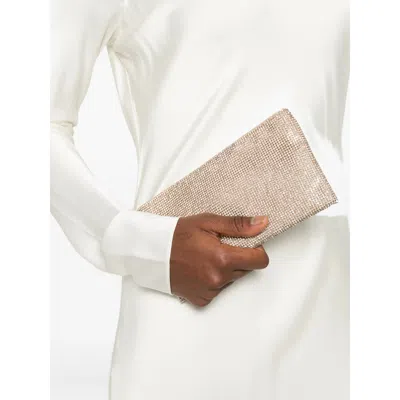 Benedetta Bruzziches Gold Clutch Bags Women In Neutral