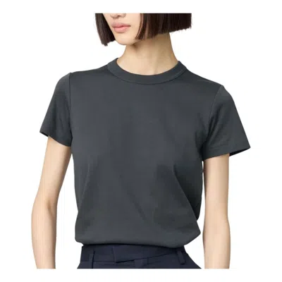 Uniqlo (wmns)  Crew Neck T-shirt 'dark Grey' In Gray