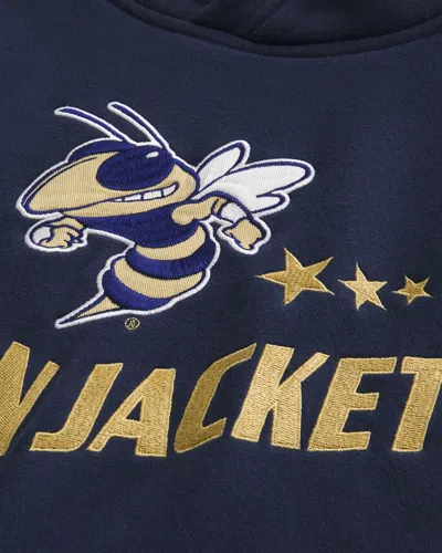 Hollister Georgia Tech Yellow Jackets Graphic Hoodie In Blue
