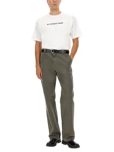 Aspesi T-shirt With "my Favorite Things" Print In Animal Print