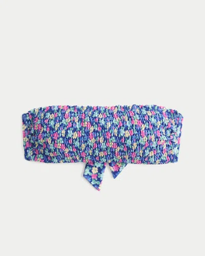 Hollister Smocked Bandeau Bikini Top