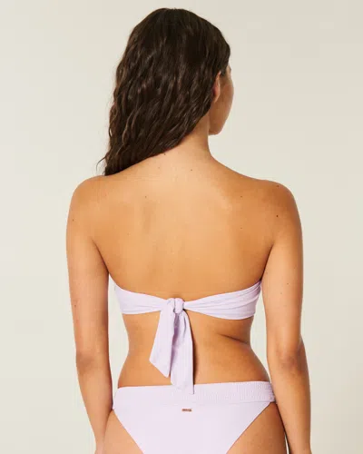 Hollister Smocked Bandeau Bikini Top