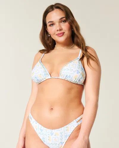 Hollister Embellished Triangle Bikini Top