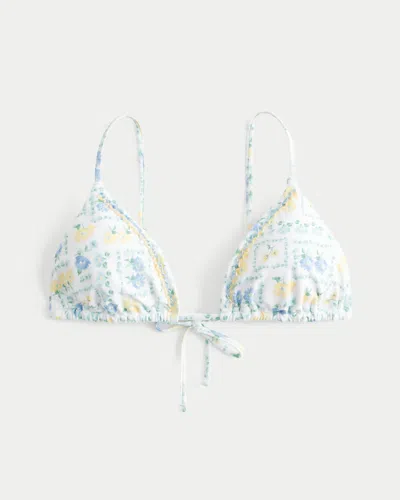 Hollister Embellished Triangle Bikini Top
