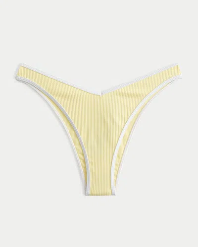 Hollister Ribbed High-leg V-waist Cheekiest Bikini Bottom