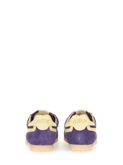 Autry Low Suede Windspin Sneaker In Multi