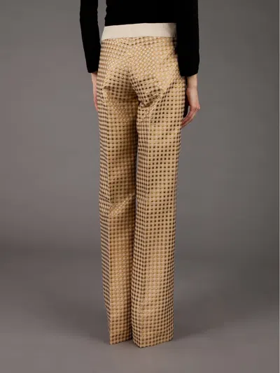 Giles Flared Trouser In Brown