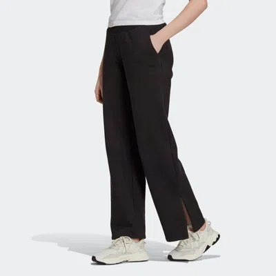 Adidas Originals (wmns) Adidas Adicolor Open Hem Sweatpants 'black' In Multi