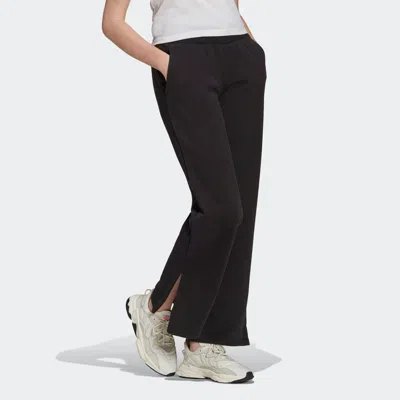 Adidas Originals (wmns) Adidas Adicolor Open Hem Sweatpants 'black' In Multi