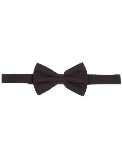 Jupe Silk Bow Tie In Black