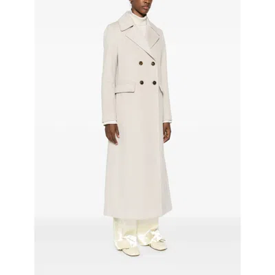 Herno Coats Neutral In White