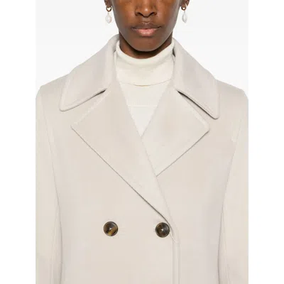 Herno Coats Neutral In White