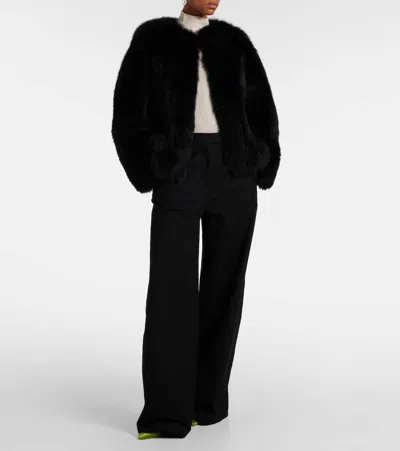 Joseph Gomez Shearling Jacket In Black