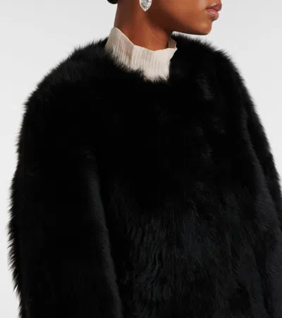Joseph Gomez Shearling Jacket In Black