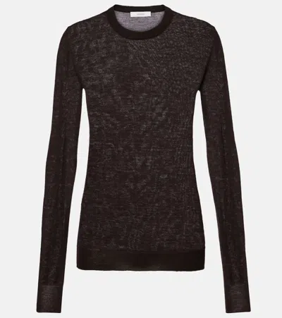 Joseph Cashmere Sweater In Brown