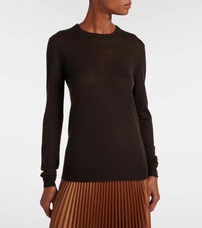 Joseph Cashmere Sweater In Brown