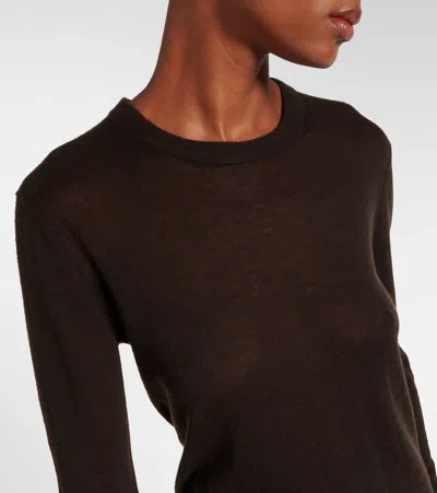 Joseph Cashmere Sweater In Brown