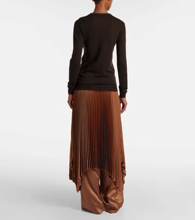 Joseph Cashmere Sweater In Brown